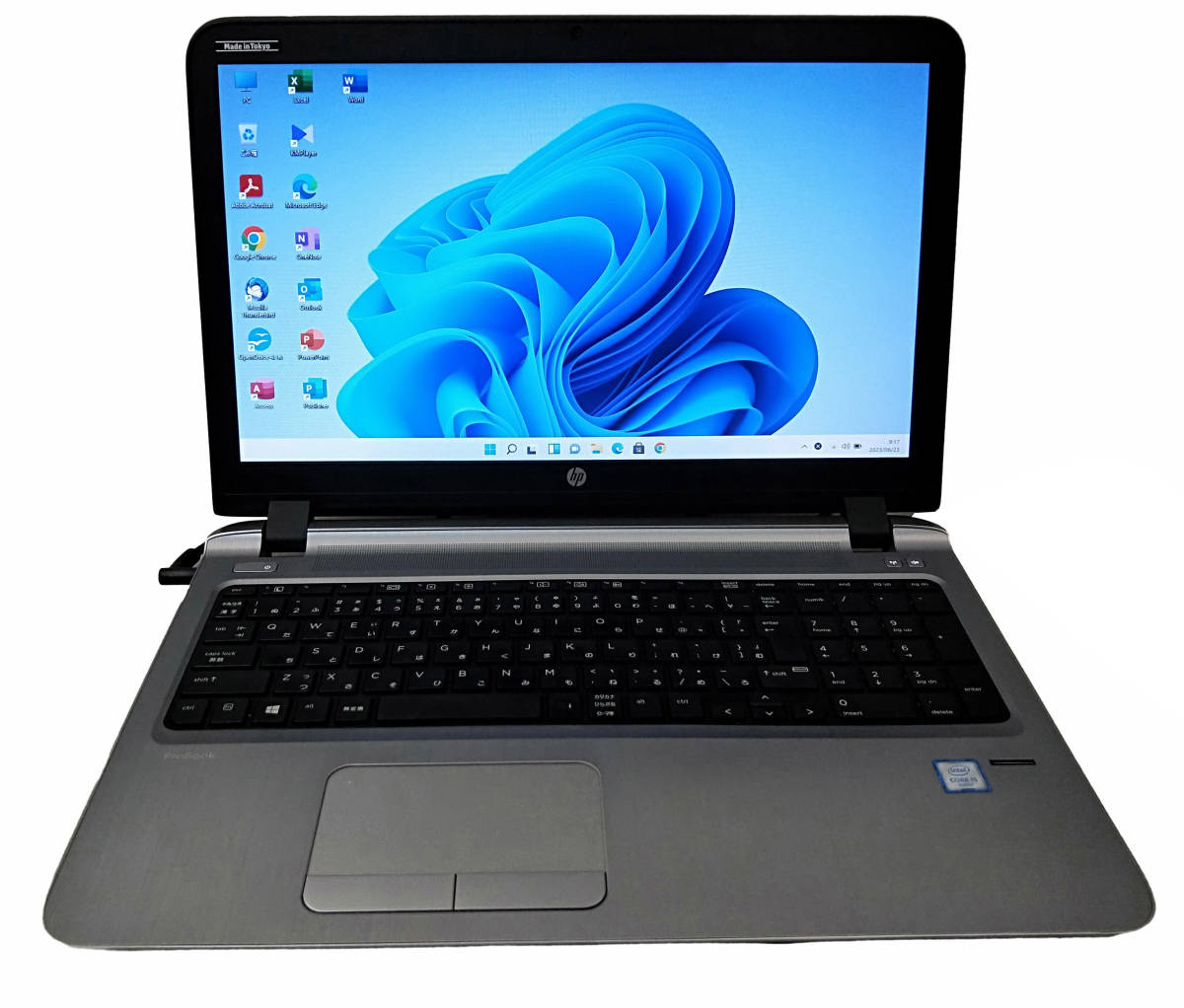 ★【驚速小型 HP ProBook 450 G3 i5-6200U 2.3GHz x4+8GB+SSD128GB+HDD320GB 15.6インチノートPC】Win11/Office2021/WEBカメラ■D062303