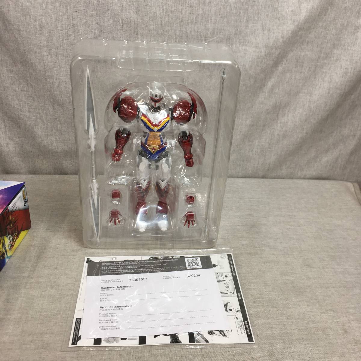 現状品 ロボ道 宇宙の騎士テッカマン テッカマン threezeroアレンジ版 