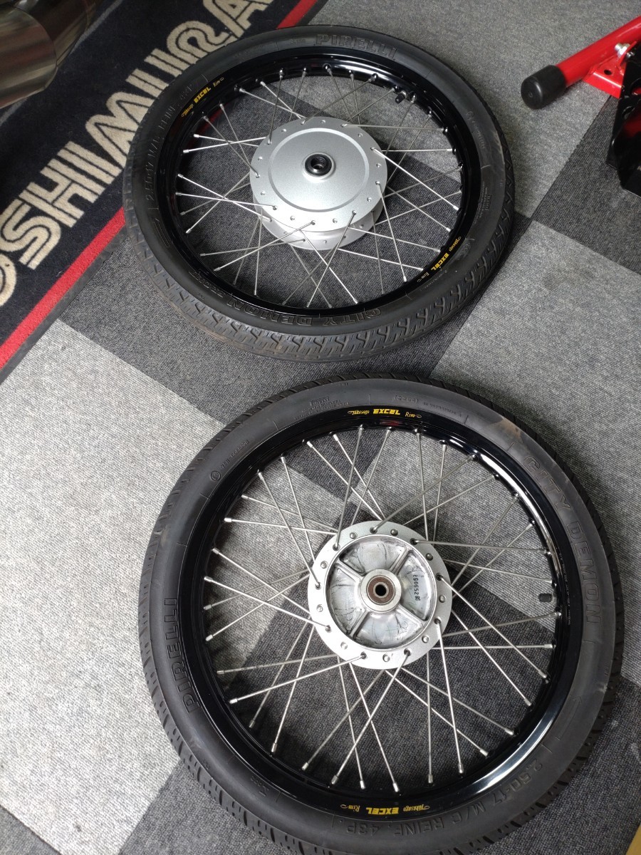 スーパーカブ110 JA07 EXCELホイール　前後セット