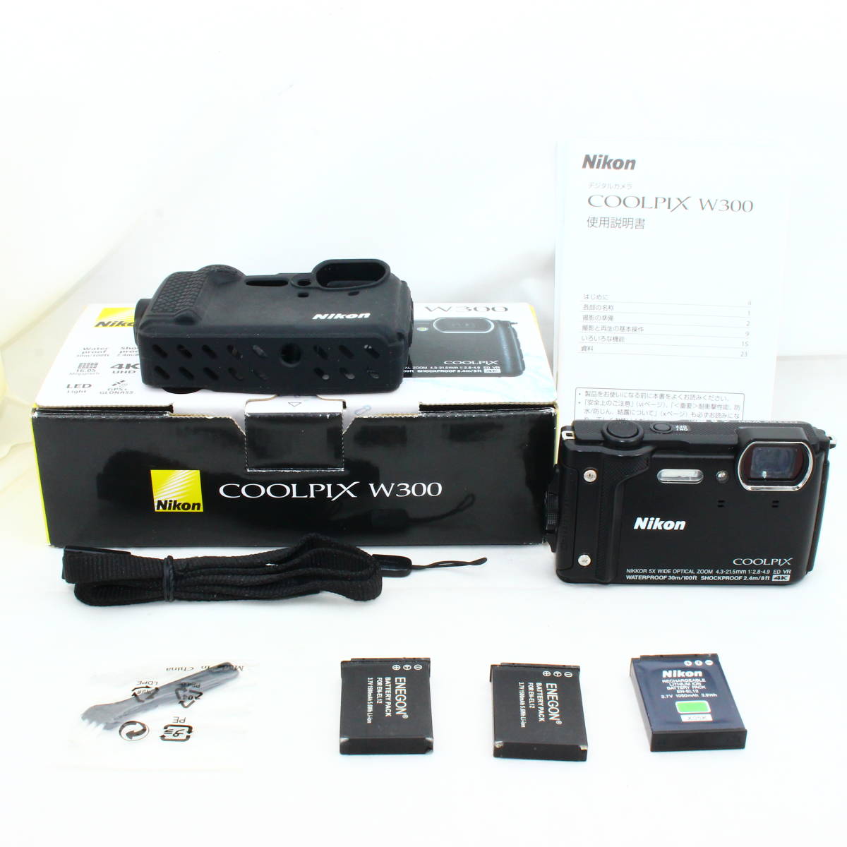 Nikon デジタルカメラ COOLPIX W300 BK クールピクス ブラック 動作