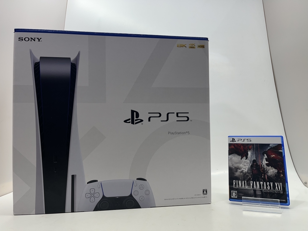 得価，安い 1869 PS5 本体+ファイナルファンタジー16 2点セット 完動品 品(PS5本体)｜売買されたオークション情報、yahooの商品情報をアーカイブ公開 - オークファン PS5本体