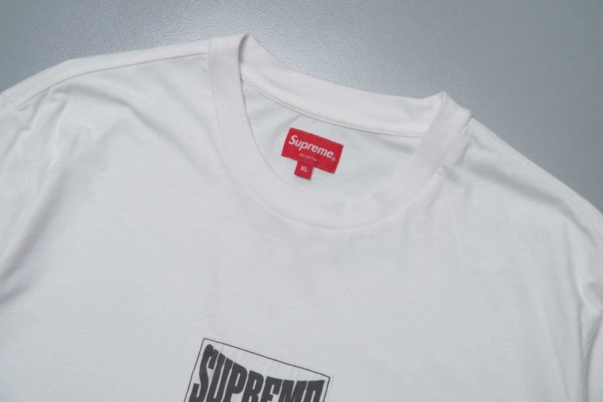 1円～ Supreme 16SS Woven Tape L⁄S Pocket Tee Logo テープロゴ T ::
