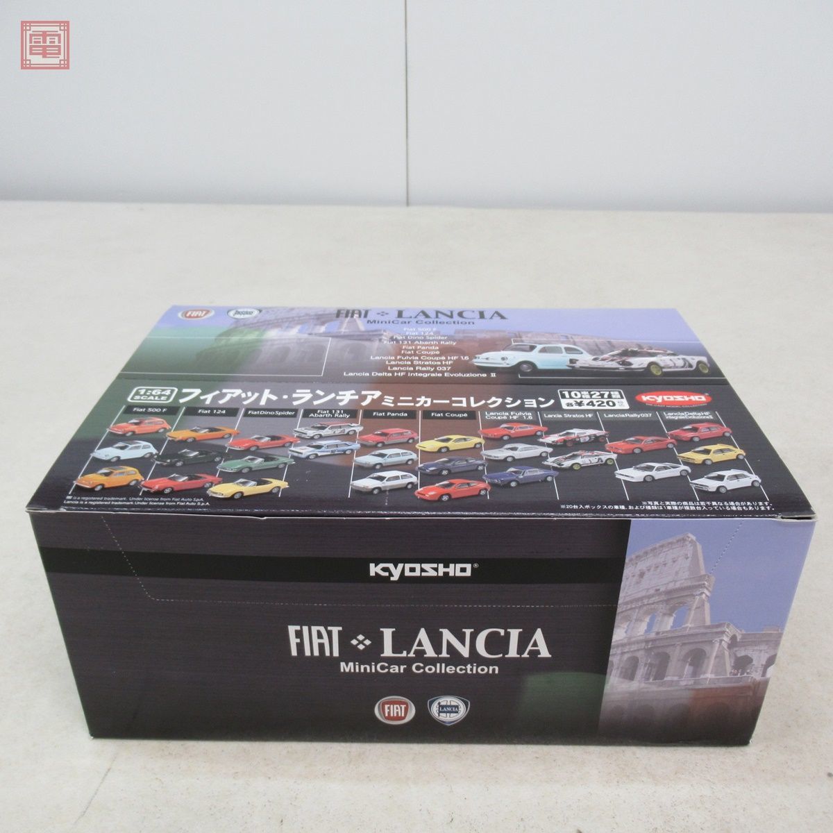内箱未開封 京商 1/64 フィアット・ランチア ミニカーコレクション