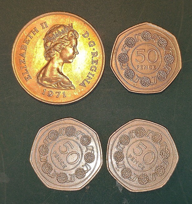 1円スタート】イギリス領ジブラルタル ジブラルタルポンド硬貨 お