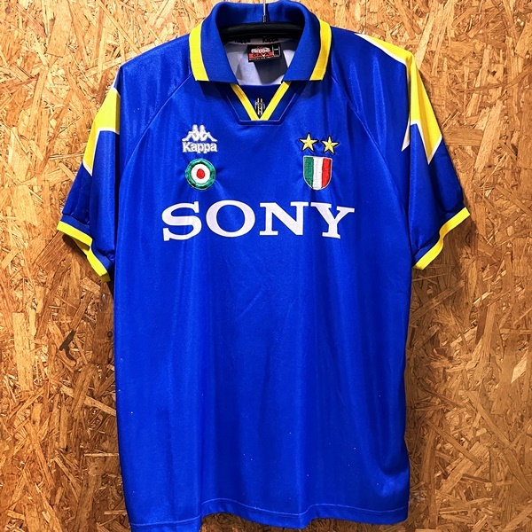 訳アリ Kappa製 ユベントス 95-96/A デル・ピエロ ユニフォーム サイズL ITALY製 セリエA サッカー クラブチーム ウエア アウェイ