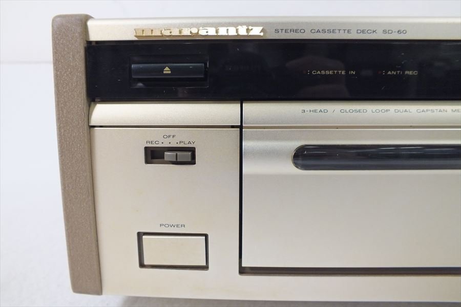 SD-60 marantz マランツ マランツ⁄marantz☆3ヘッド ステレオカセット