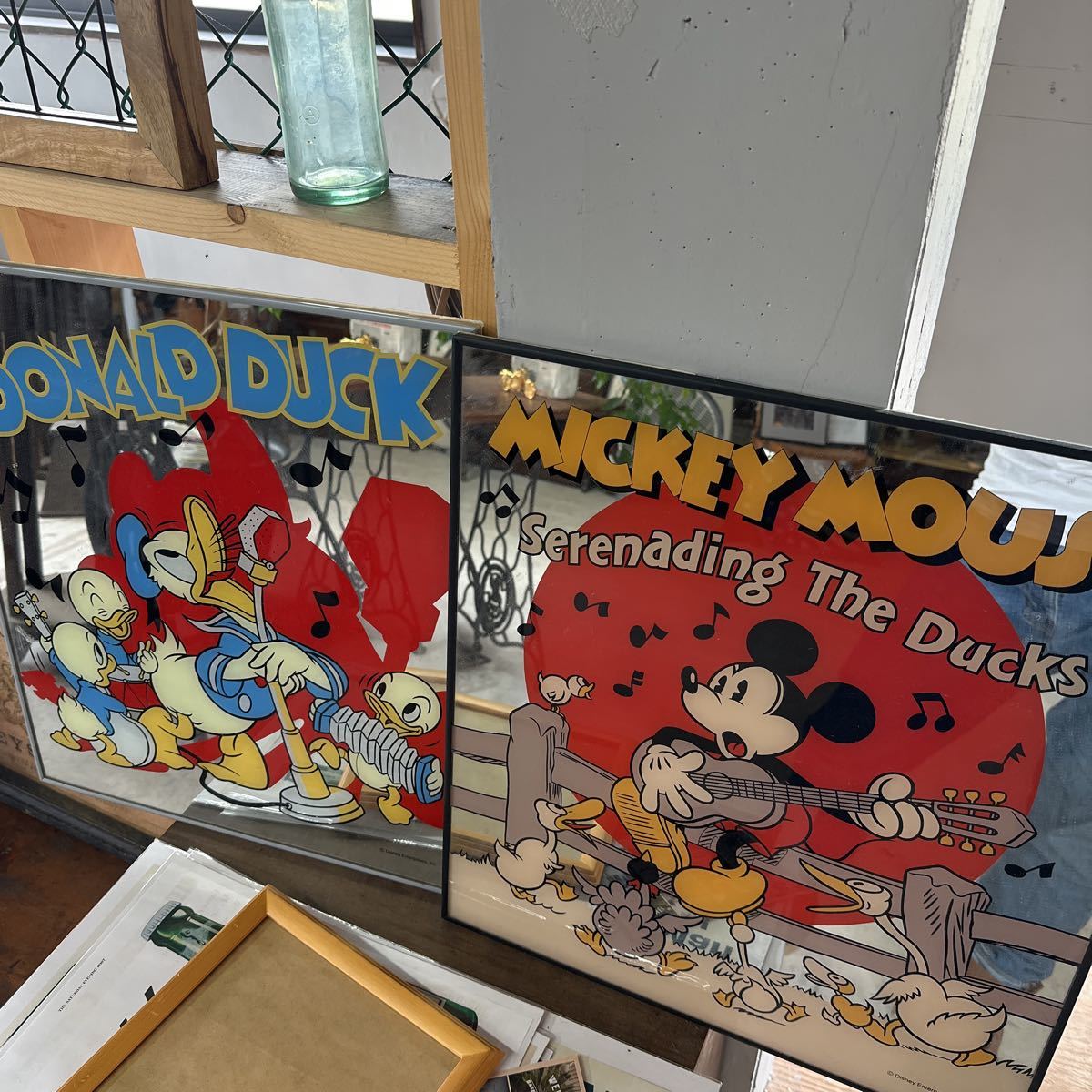 新品，豊富な 2枚セット パブミラー ディズニー 飾り ミッキー ドナルド(ディズニー)｜売買されたオークション情報、yahooの商品情報をアーカイブ公開 - オークファン その他