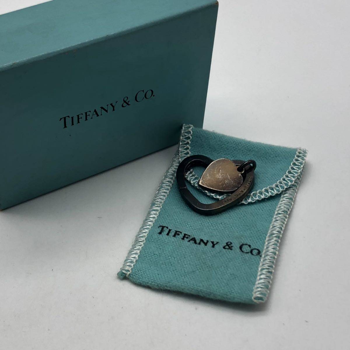 TIFFANY&Co. ティファニー キーリング ハート シルバー 925 小物 P5101