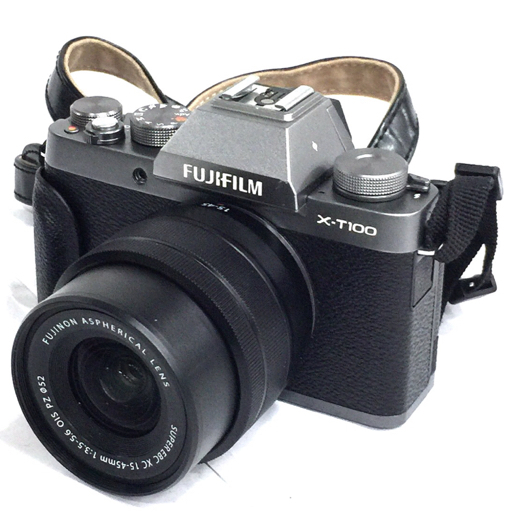 1円 FUJIFILM X-T100 SUPER EBC XC 15-45mm 1:3.5-5.6 OIS PZ ミラー