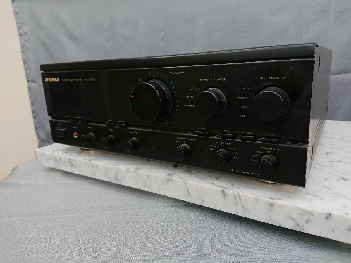 T446〇【中古】SANSUI AU-α607KX サンスイ プリメインアンプ