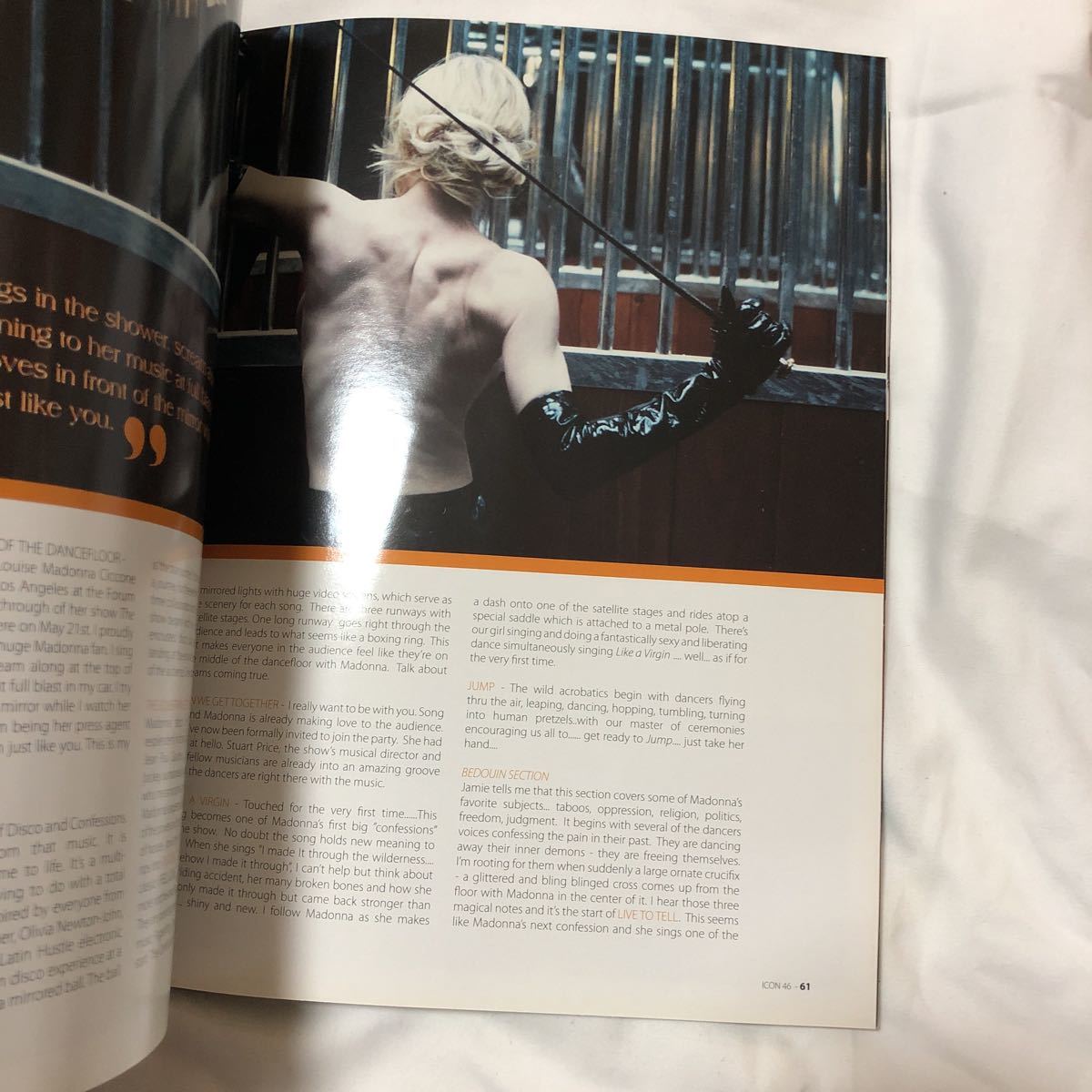 マドンナ ファンクラブ会報 icon NO46 全71頁 豪華 激レア Madonna 