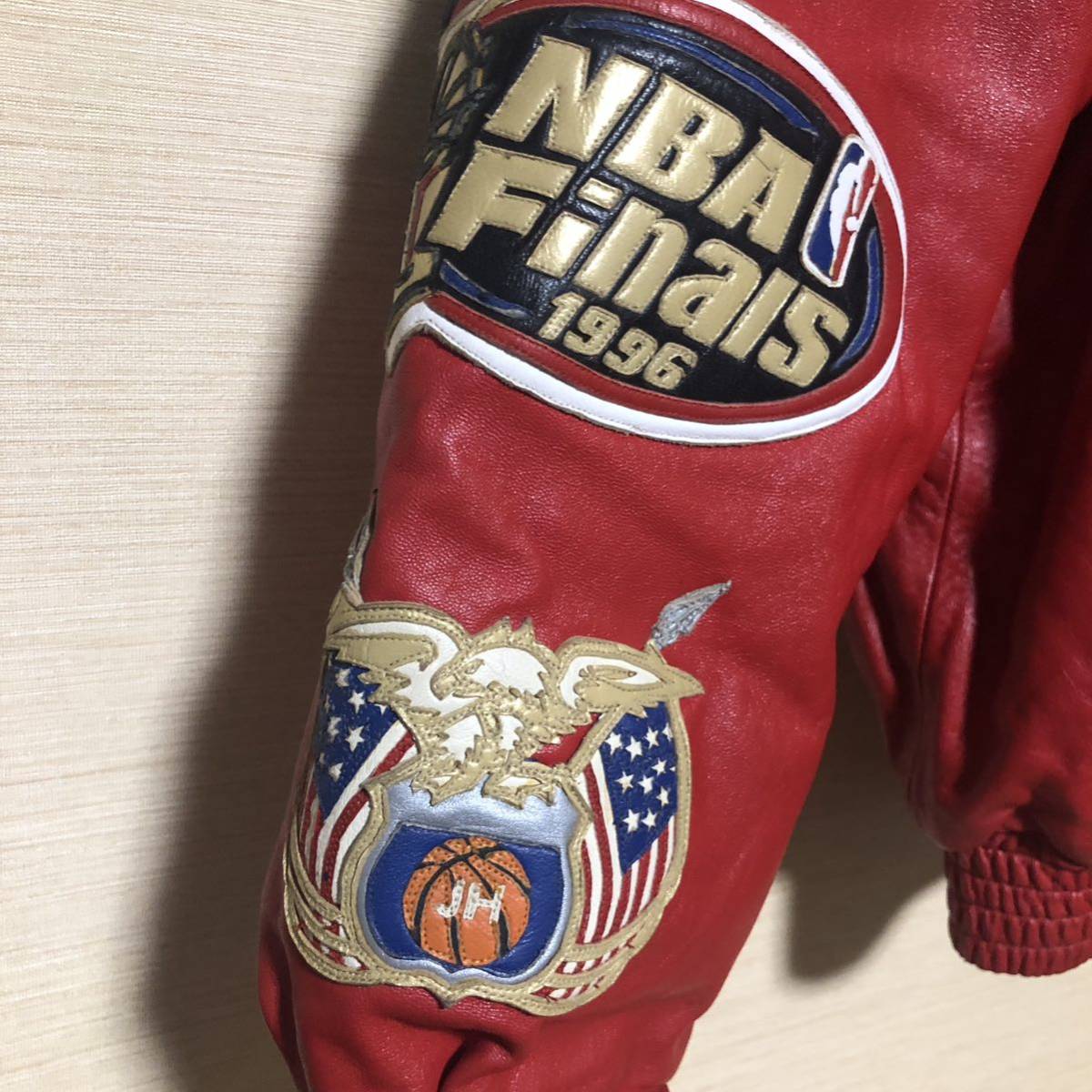 JEFF HAMILTON】ジェフハミルトン NBA Chicago Bulls シカゴブルズ 革 
