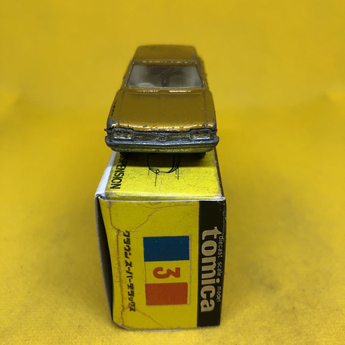 トミカ 日本製 黒箱 3 クラウン スーパーデラックス 当時物 絶版 ⑦ 1A