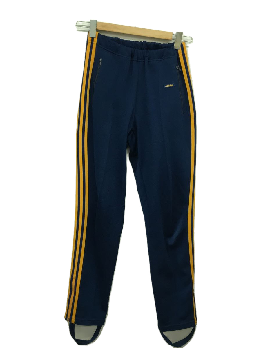 adidas◆70s/トラックパンツ/西ドイツ製/デサント期/4/ポリエステル/NVY/ATS-44F