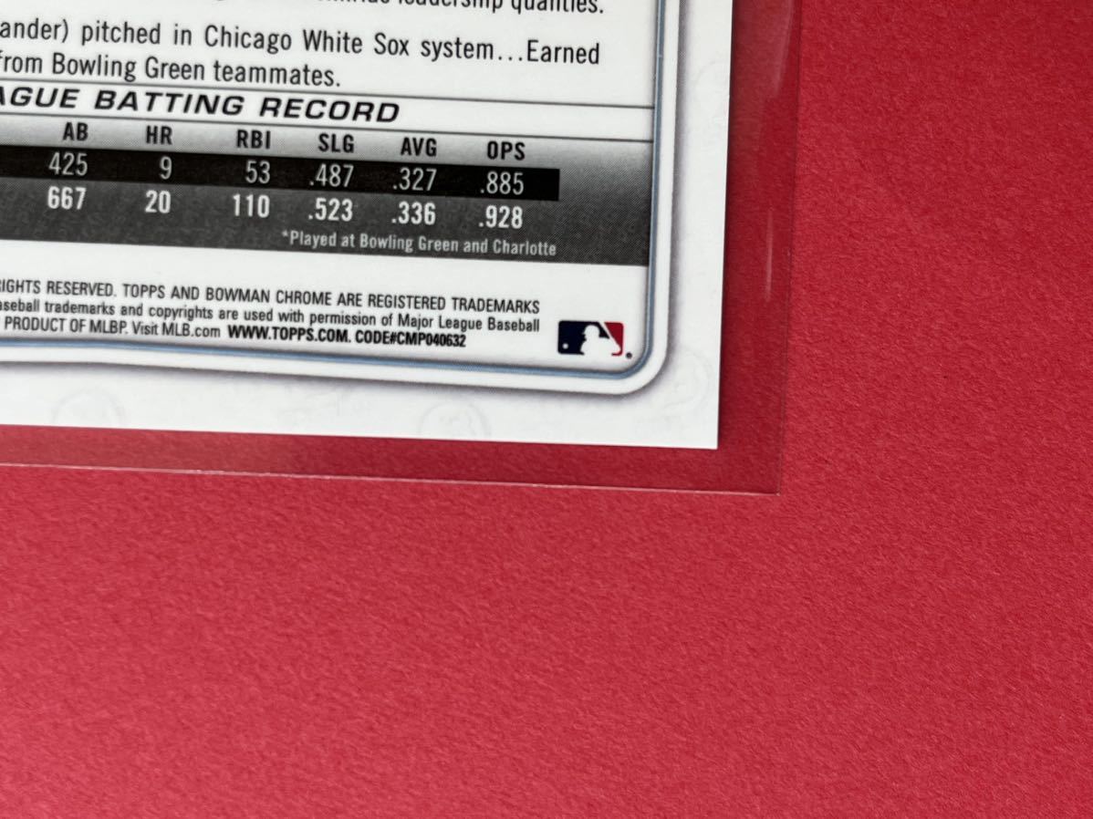 ワンダー・フランコ ボウマン クローム パープル パラレルカード 2020 Bowman Chrome Wander Franco / Purple Shimmer refractor card_10