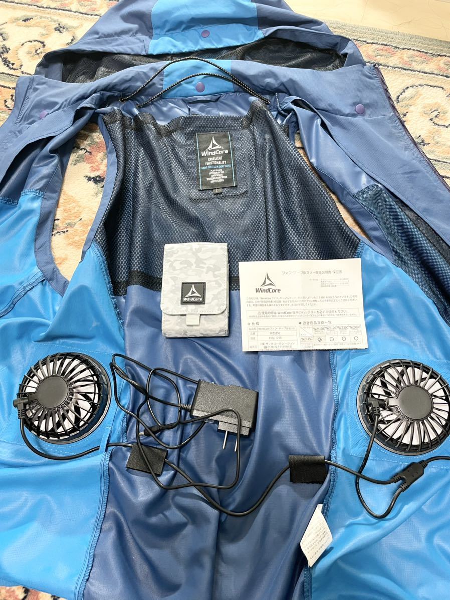 セール，HOT ウィンドコア Wind Core ファンケーブル バッテリー フルセット 空調服 空調ベスト ワークウェア ワークマン(ジャンパー、ブルゾン)｜売買されたオークション情報、yahooの商品情報をアーカイ ジャンパー、ブルゾン