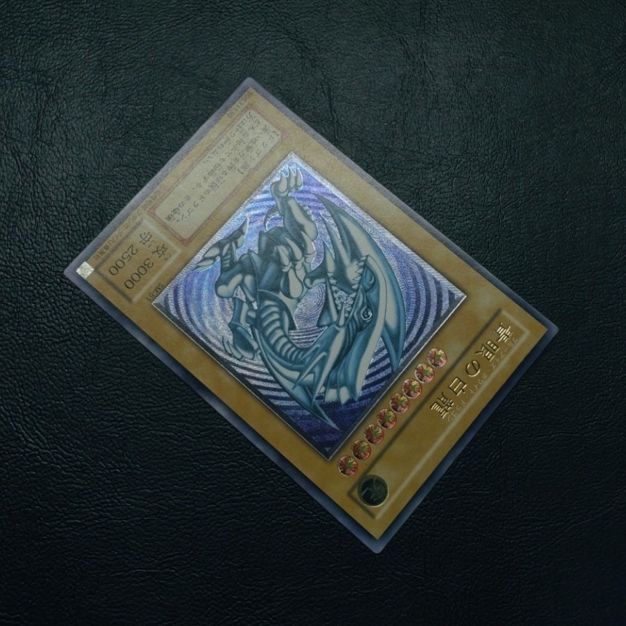 極美品 青眼の白龍 レリーフ 青艶 初期 遊戯王 青眼の白龍