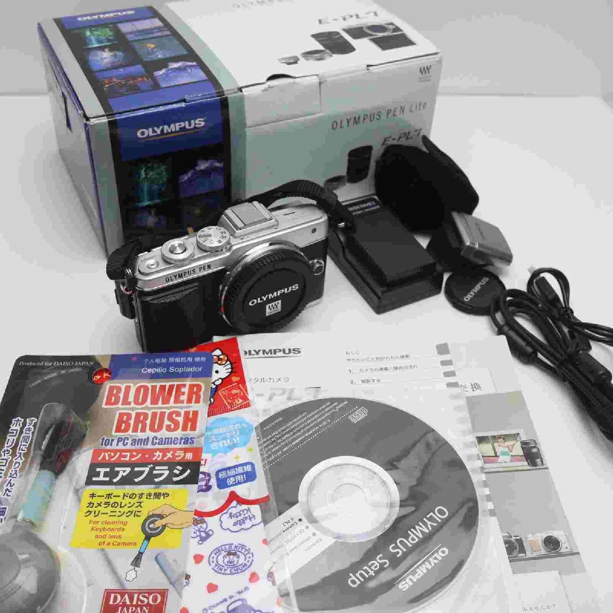 美品 E-PL7 ボディ シルバー 即日発送 ミラーレス一眼 OLYMPUS 本体
