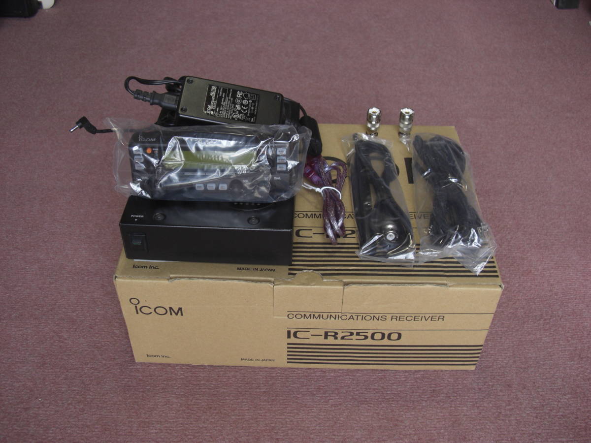 ICOM アイコム IC-R2500 (IC-PCR2500) COMMUNICATIONS RECEIVER 2波同時受信 中古美品
