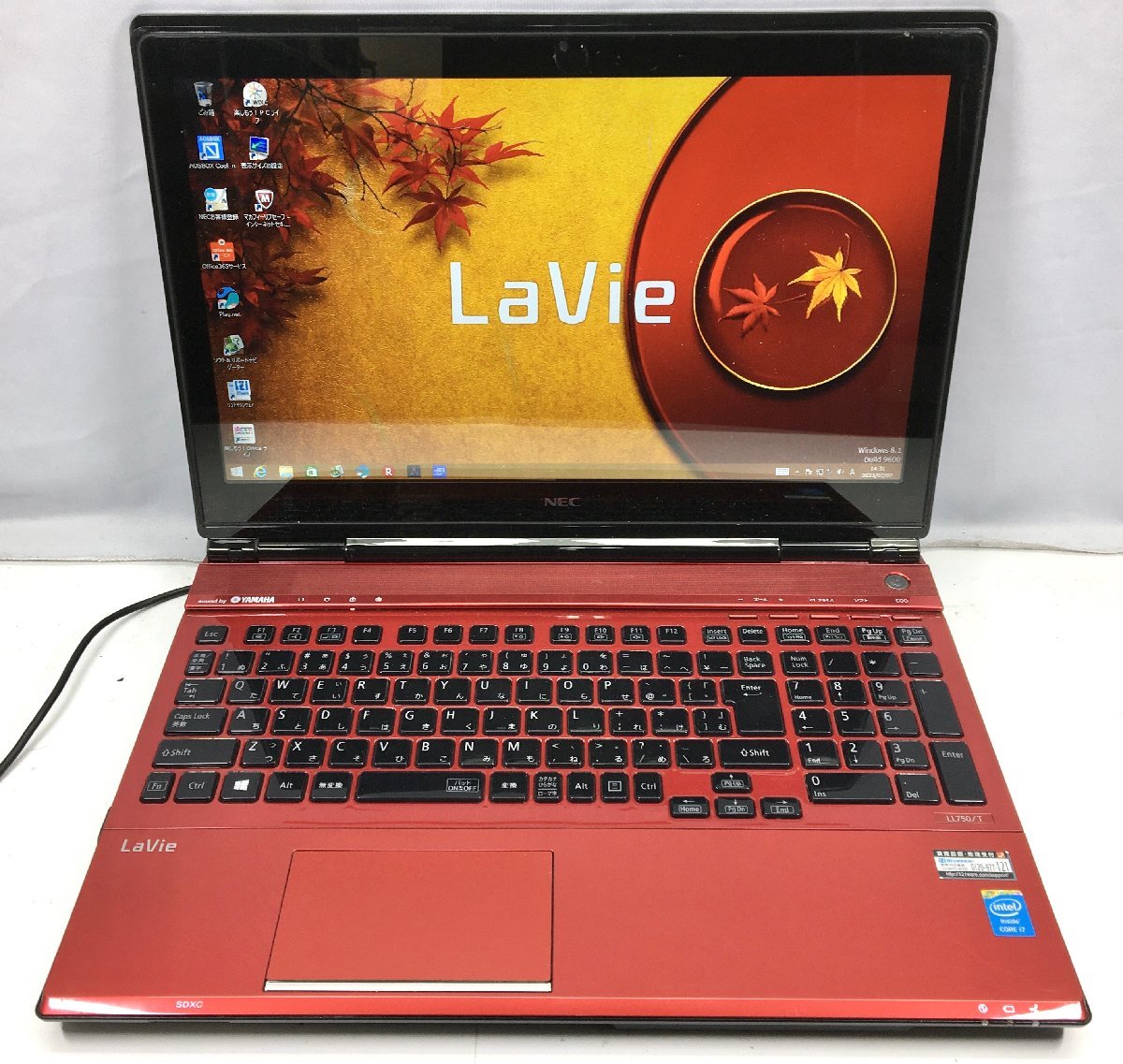 NEC LAVIE LL750/T i7-4710MQ メモリ8GBタッチパネル NEC LL750/T Corei7-4710MQ 2.5GHz/ 8GB/ 1000GB無線 ブルーレイノート