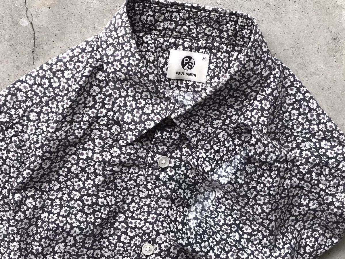 Paul Smith 花柄 半袖シャツ M ポールスミス メンズ 総柄