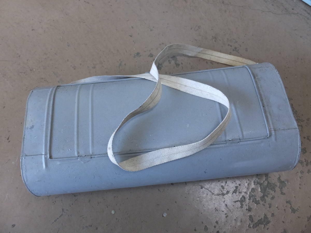 昭和レトロ　胴乱　どうらん　植物採取ケース　アンティークケース　肩掛小物入れ　肩掛ケース　NHK らんまん