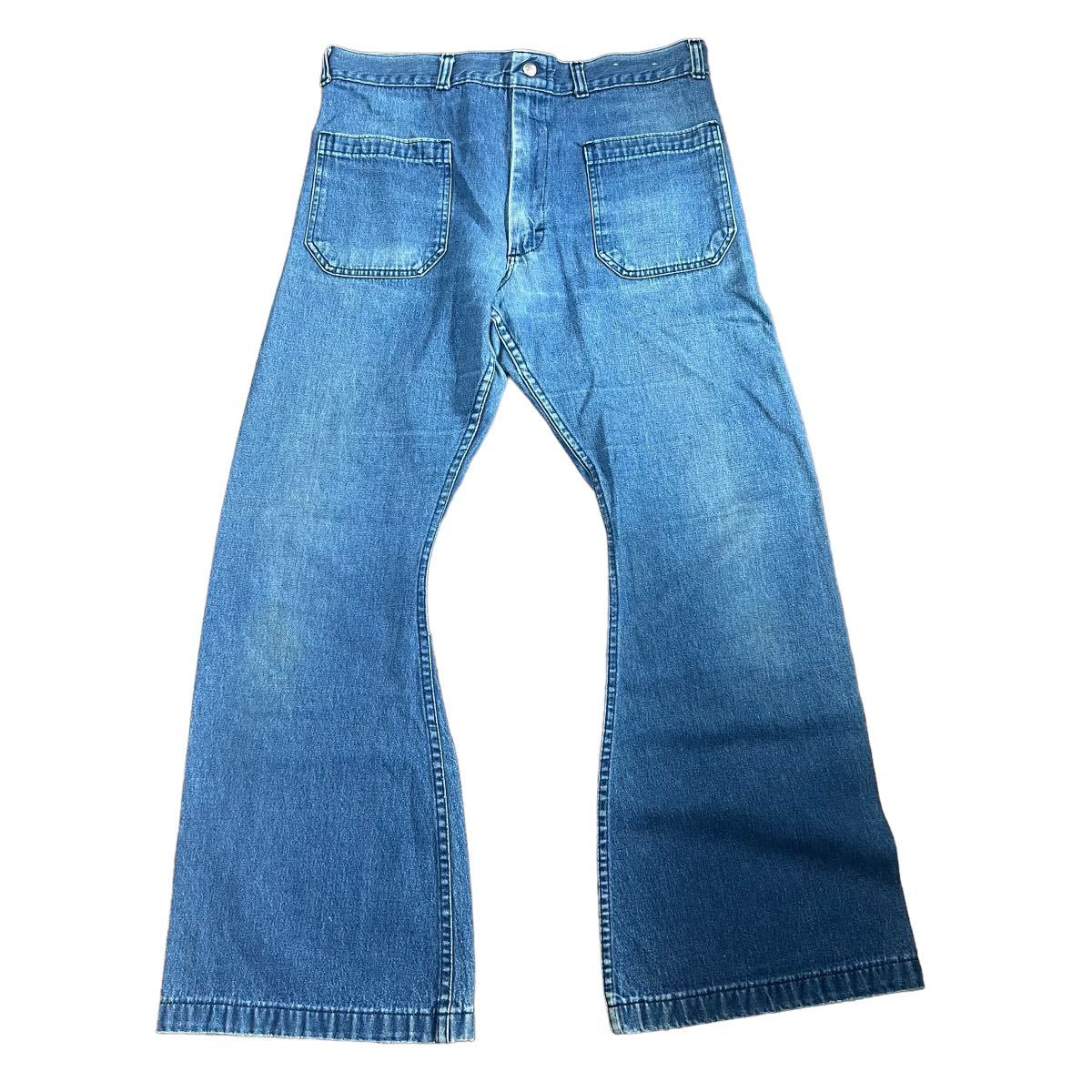 Vintage ビンテージ US Marine デニム ブッシュパンツ ワイド フレア