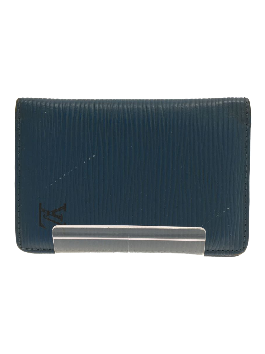 LOUIS VUITTON◆LOUIS VUITTON/カードケース/レザー/ブルー/メンズ/M56575