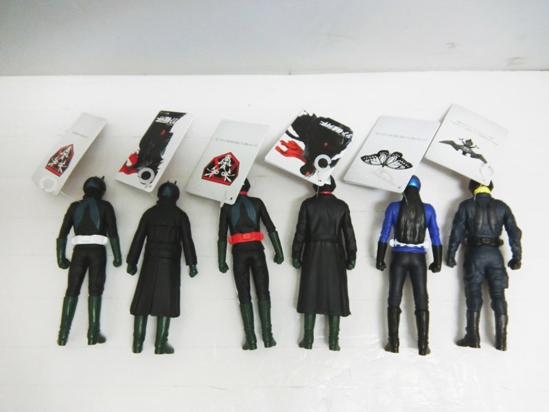 タグ付き6点セット シン 仮面ライダー ムービーモンスターシリーズ 
