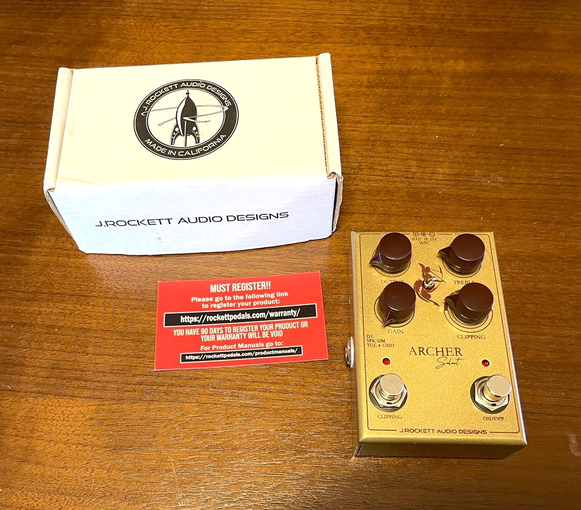 試奏のみ J. Rockett Audio Designs ARCHER Select｜Rockett Pedals
