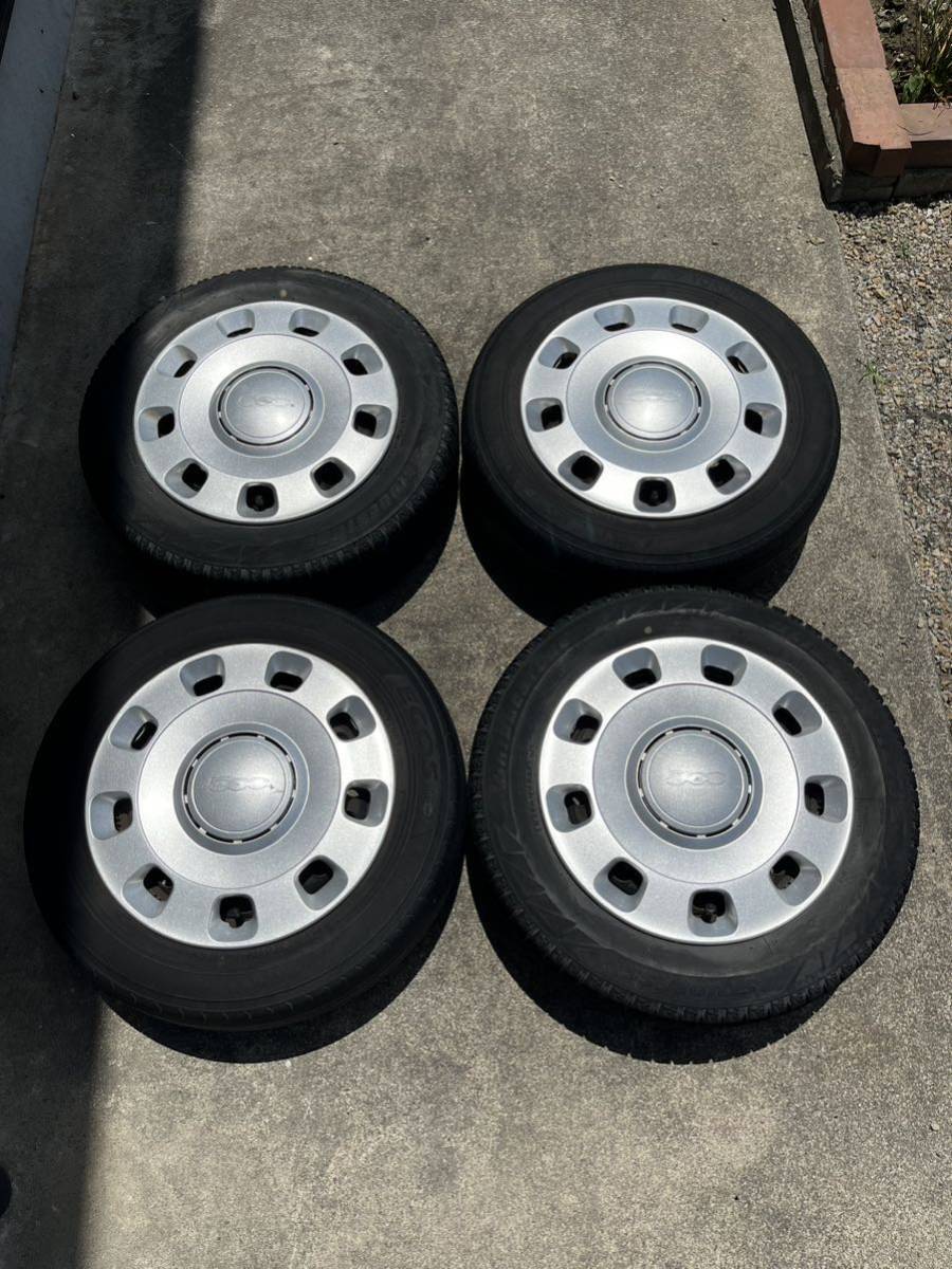 Fiat500純正スチールホイール4本セット ☆『美品』フィアット500純正
