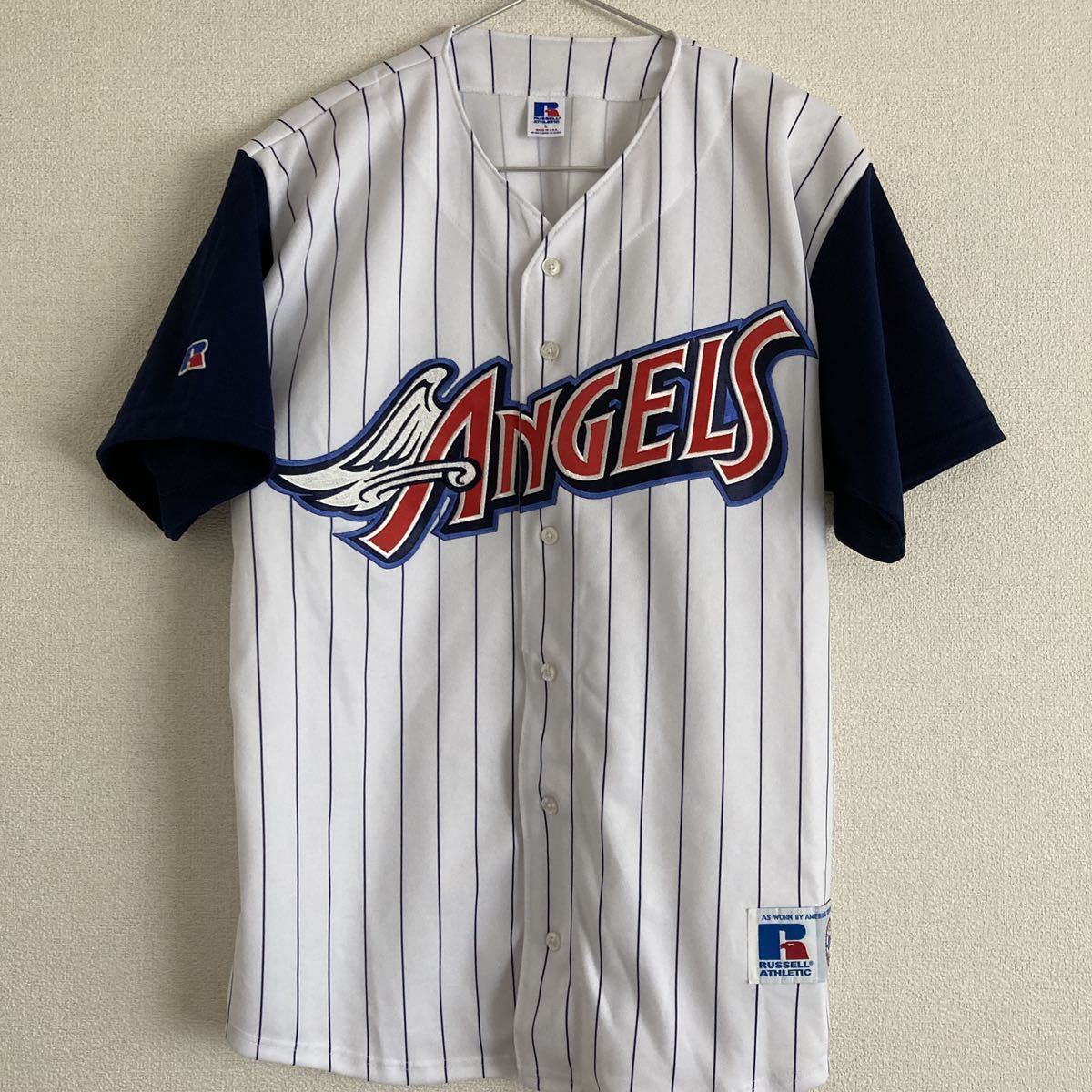 USA製 RUSSELL ATHLETIC MLB アナハイム エンジェルス ロサンゼルス 