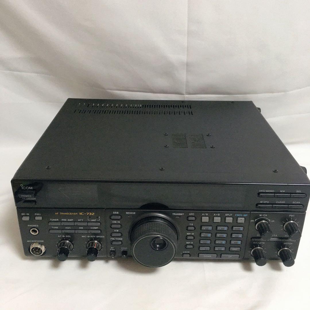 IC-732 ICOM - Yahoo!オークション トランシーバー 100W 通電OK 