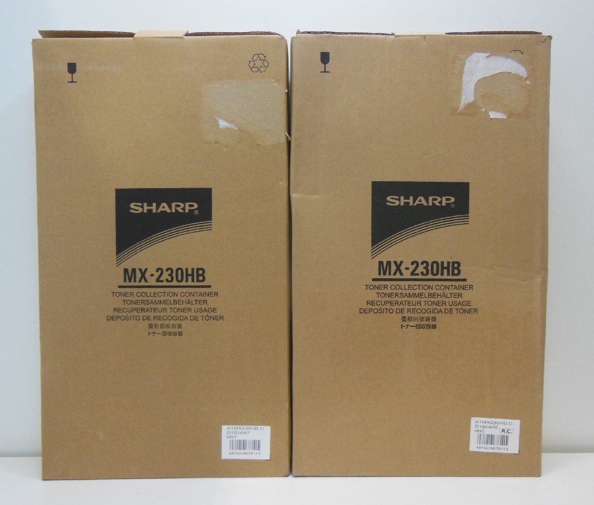 SHARP シャープ 純正トナーカートリッジ / MX-23JT-CA / MX-23JT-MA 