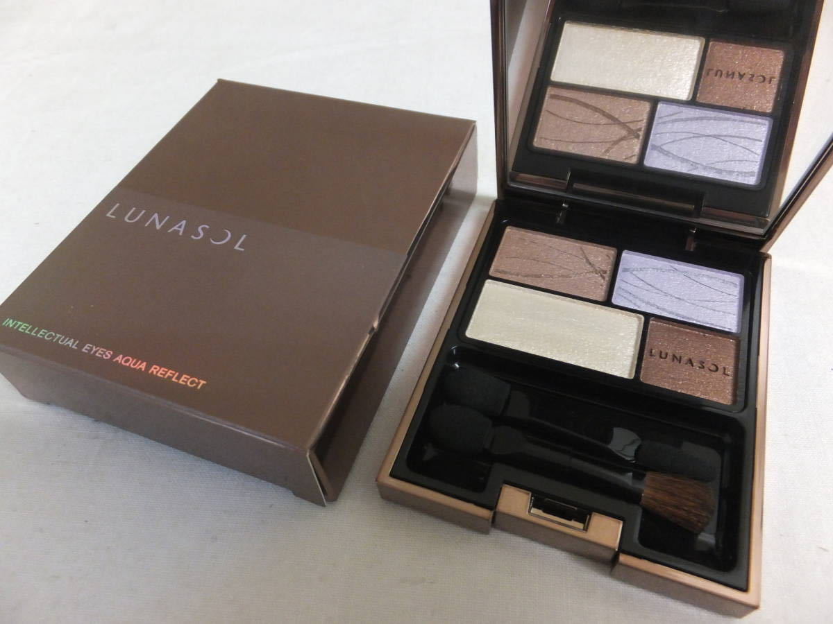 ★未使用・保管品★LUNASOL ルナソル インテレクチュアルアイズ アクアリフレクト EX02 Aqua Bronze アイシャドウ カネボウ化粧品
