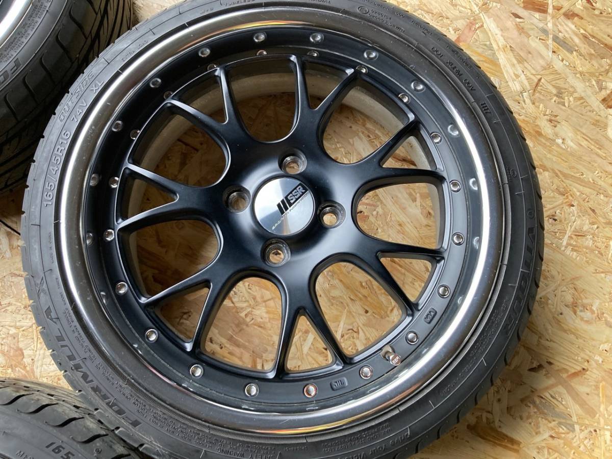 SSR 16インチ MS3R PCD100 4穴 6J+45 4本通し 【公式通販】 SSR 16インチ MS3R PCD100 4穴 6J+45 4本通し 【公式通販】