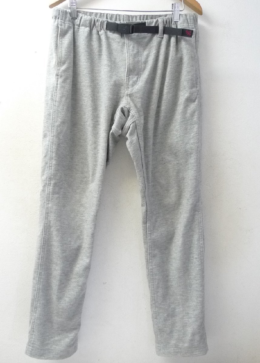 ◆GRAMICCI INDIGOS グラミチ チャオパニック別注　ネル生地　ナロー パンツ チャオ サイズL　ライトグレー系