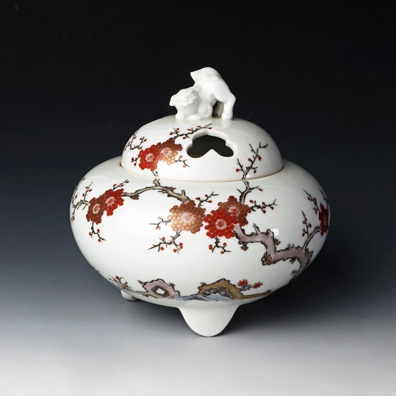 【古美味】十二代酒井田柿右衛門 錦 梅画香炉 茶道具 保証品 sJZ3 Yahoo!オークション - 「酒井田柿右衛門 小丼』 ｜骨董品買取 緑和堂