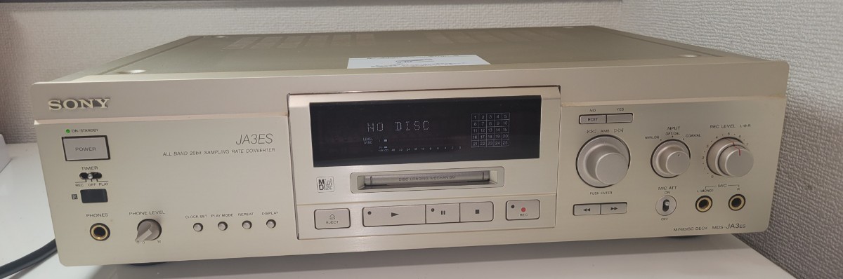 SONY ソニー MDS-JA3ES MDプレーヤー 1100円スタート 【公式通販】