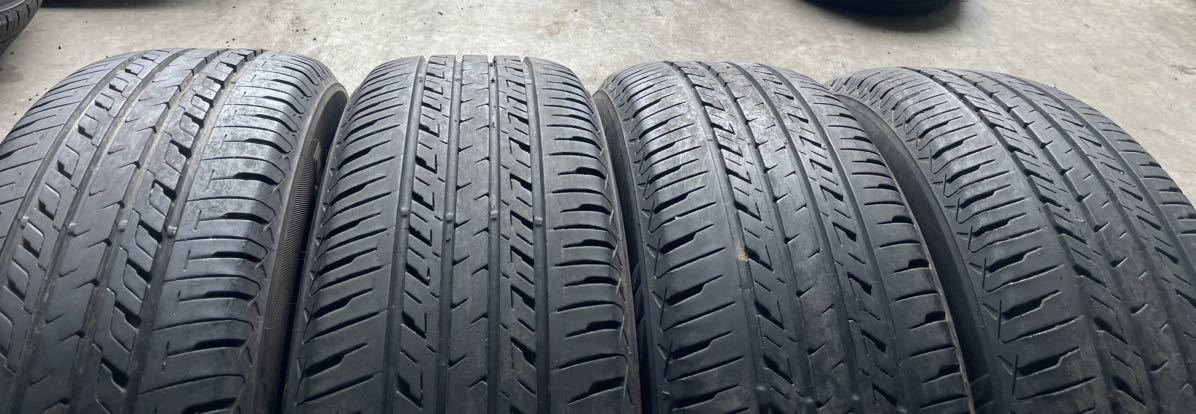 【バリ山】セレナ純正アルミ　DUNLOP 195/60R16 4本組1本目 4459)バリ山 195/60R16 ist セレナ ウイッシュ プジョー 4本セット