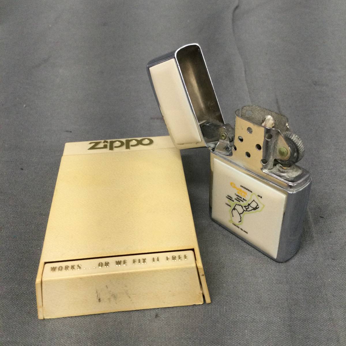 050713 239556 Zippo ジッポ ジッポライター オイルライター グアム柄 喫煙具 喫煙グッズ たばこ