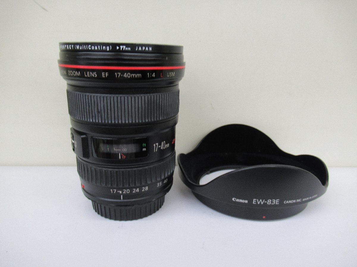 キヤノン Canon レンズ EF 17-40mm 1：4 L USM 中古 ジャンク G7-26