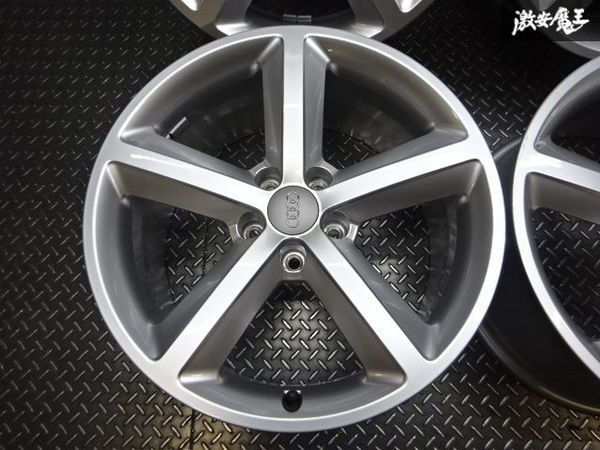 ○アウディ 純正 8T系 A5 18インチ 8.5J +29 PCD 112 5H ハブ