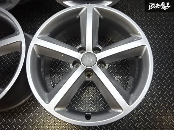 ○アウディ 純正 8T系 A5 18インチ 8.5J +29 PCD 112 5H ハブ