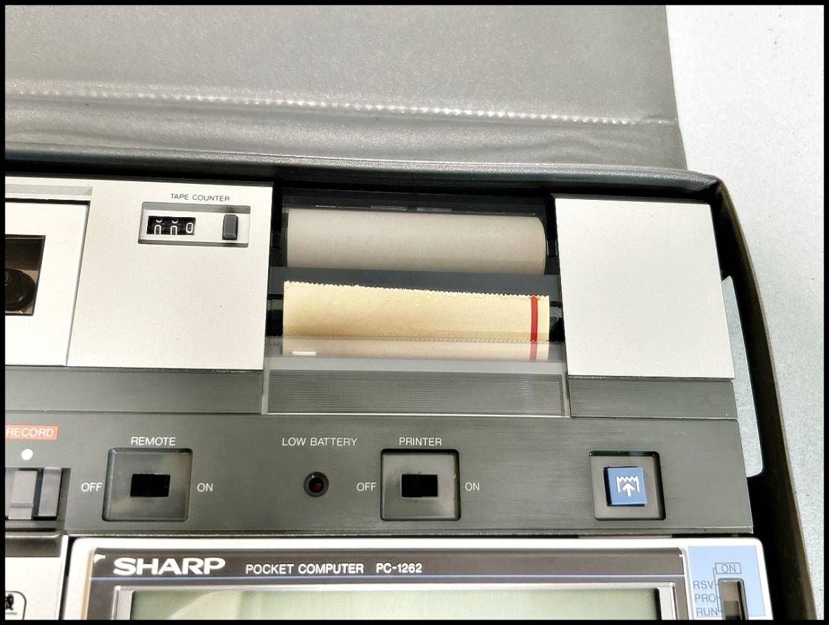 SHARP ポケットコンピュータ PC-1262/CE-125S 動作未確認 ジャンク品