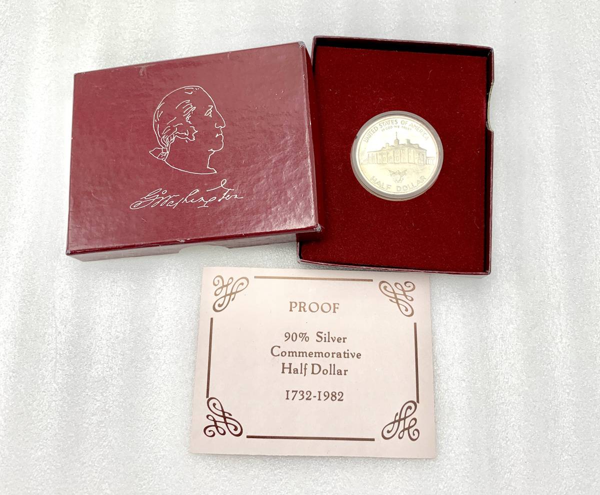 Half Dollar ハーフダラー ジョージ ワシントン 生誕250周年 記念硬貨