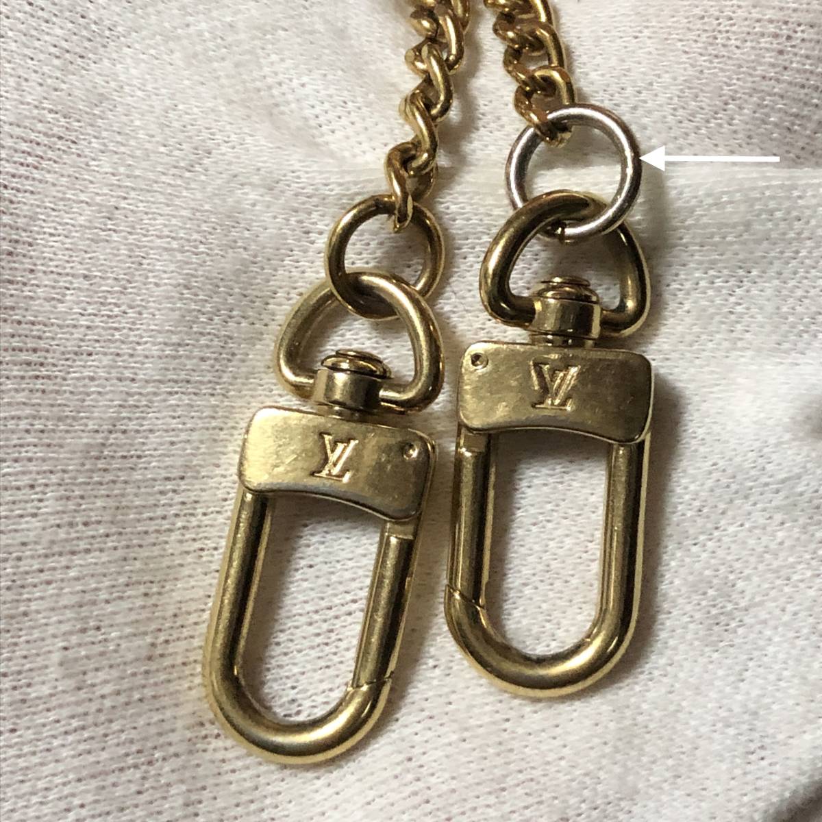 LOUIS VUITTON】美品 ルイ・ヴィトン ウォレットチェーン◇アコル