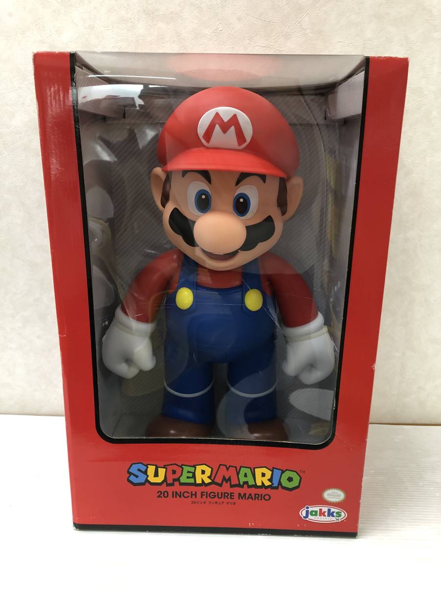 任天堂 スーパーマリオ 20インチ フィギュア マリオ 全長約50cm 中古品