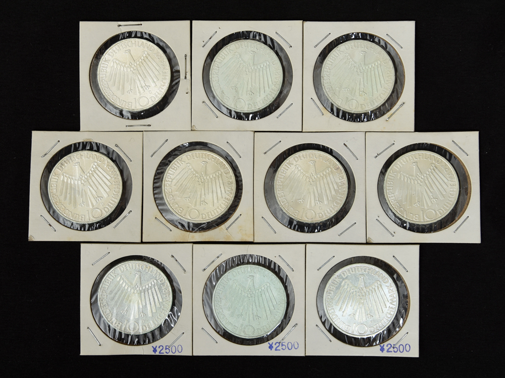  ドイツ10マルク銀貨 10枚セット BUNDESREPUBLIK DEUTSCHLAND DEUTSCHE MARK 1972年 銀 貨幣 硬貨 金属工芸 記念硬貨 オリンピック z5078o(ヨーロッパ)｜売買されたオークション情報、yahooの商品情報をアーカ ヨーロッパ