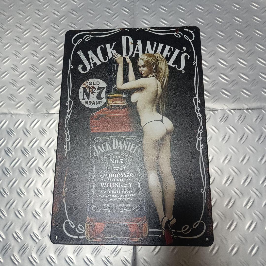 ジャックダニエル酒ブリキ看板 ハーレーダビッドソン アメ車 ガレージエボツインカム FLFXXLH ダイナ ソフテイル スポーツスターチョッパー_2